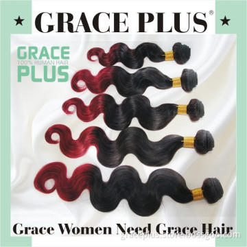 Xuchang Factory Hot Selling Cheap Ombe 2 tons Virgin Brazilian Body Wave Ombre Hair Extension